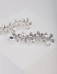 Silver Floral Laurel Clip Pack - link has visual effect only