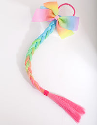 Kids Rainbow Fake Hair Tie - link has visual effect only
