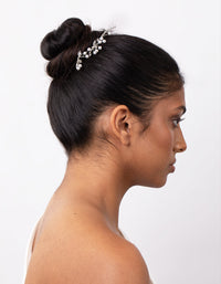 Silver Dainty Navette Hair Pins - link has visual effect only