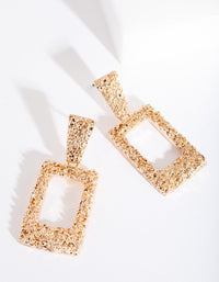 Gold Mini Rhombus Earrings - link has visual effect only