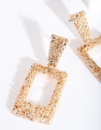 Gold Mini Rhombus Earrings - link has visual effect only