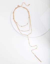 Gold Fine Chain Choker - link has visual effect only