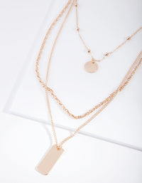 Gold Mixed Chain Choker - link has visual effect only