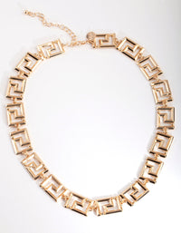 Gold Maze Chain Necklace - link has visual effect only