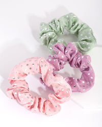 Kids Polka Dot Scrunchie Pack - link has visual effect only