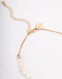 Freshwater Pearl Strand Anklet - link has visual effect only