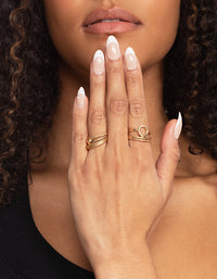 Gold Diacut Ring 11-Pack - link has visual effect only