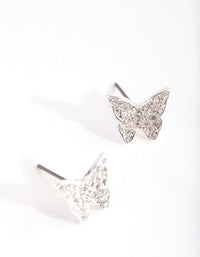 Silver Butterfly Earring - link has visual effect only