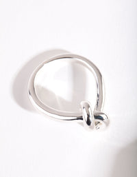 Silver Knot Ring - link has visual effect only