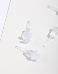 Plastic Sensitive Silicone Earrings - link has visual effect only