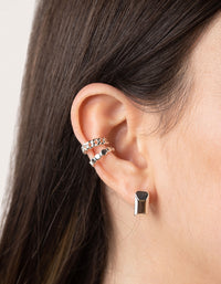 Silver Chain Crawler & Cuff Earring Stack Pack - link has visual effect only