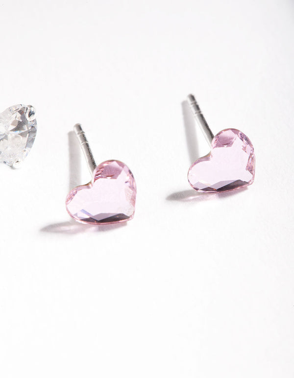 Heart Earrings Crystal Crystal Earrings for Women Heart - Etsy | Etsy  earrings, Heart jewelry, Swarovski earrings