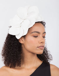 White Large Petal Headband - link has visual effect only