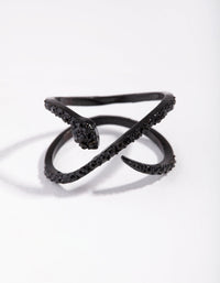 Mate Infinity Diamante Snake Ring - link has visual effect only