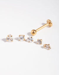 Mixed Cubic Zirconia Flat Back 6-Pack - link has visual effect only
