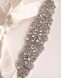 Embossed Crystal Beaded Sash - link has visual effect only