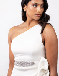 Embossed Crystal Beaded Sash - link has visual effect only