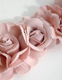 Blush Flower Bunch Sash - link has visual effect only