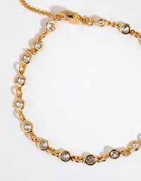 Gold Dainty Chain Bracelet - link has visual effect only