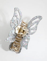 Glitter Acrylic Butterfly Claw - link has visual effect only