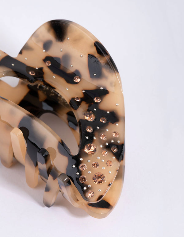 Acrylic Embellished Shape Claw