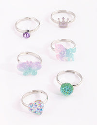 Kids Butterfly Ombre Ring Pack - link has visual effect only