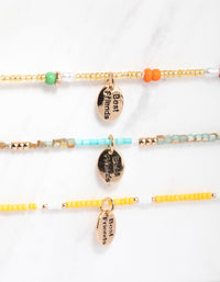 Bright Beaded Friendship Bracelet Pack - link has visual effect only