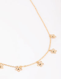 Gold Daisy Garden Necklace - link has visual effect only