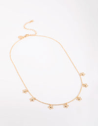 Gold Daisy Garden Necklace - link has visual effect only