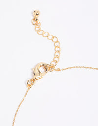 Gold Cubic Zirconia Bracelet - link has visual effect only