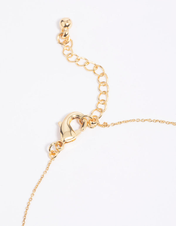 Gold Cubic Zirconia Bracelet