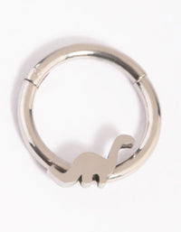 Surgical Steel Dinosaur Clicker Ring - link has visual effect only