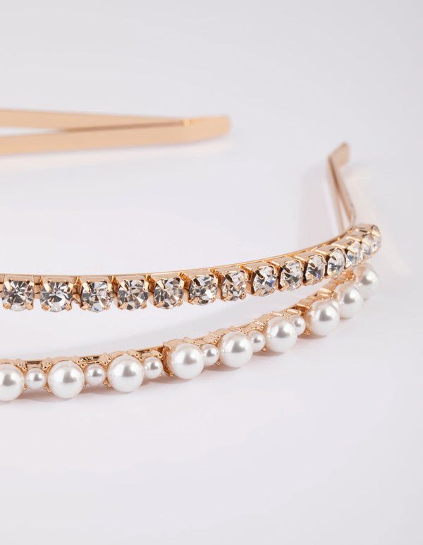 Diamante & Pearl Headband