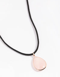 Rose Quartz Rope Necklace - link has visual effect only