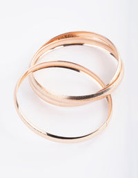 Rose Gold Bangle Bracelet - link has visual effect only
