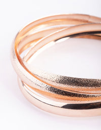 Rose Gold Bangle Bracelet - link has visual effect only