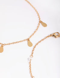 Gold Pearl & Pear Anklet - link has visual effect only