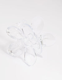 90s Clear Daisy Flower Claw Clip - link has visual effect only