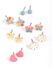 Kids Bright Garden Stud Earring 6-Pack - link has visual effect only
