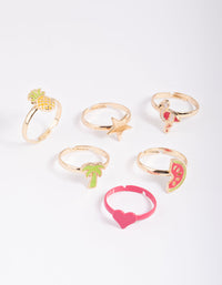Kids Tropical Fun Ring 6-Pack - link has visual effect only