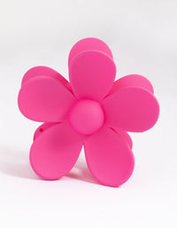 90s Pink Daisy Flower Claw Clip - link has visual effect only
