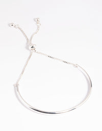 Silver Toggle Cuff Bracelet - link has visual effect only