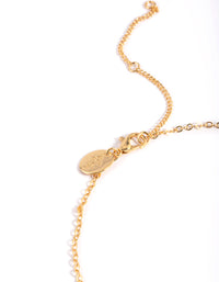 Gold Plated Labradorite Necklace - link has visual effect only