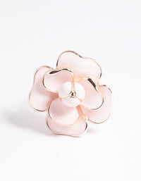 Rose Gold Blush Flower Ring - link has visual effect only