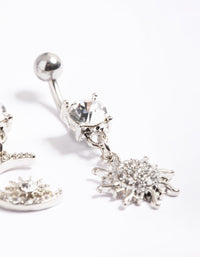 Surgical Steel Luna & Solstice Belly Ring Pack - link has visual effect only