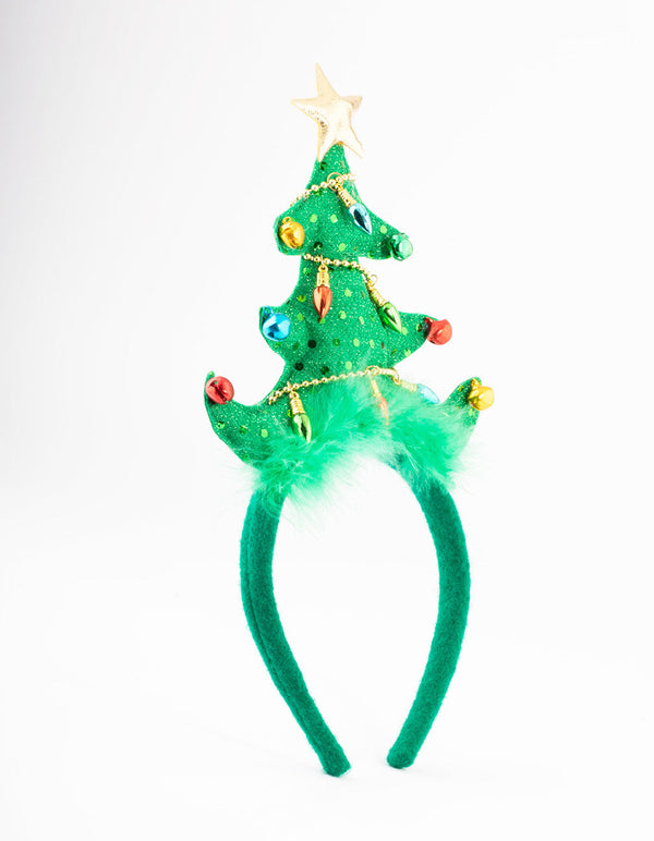 Kids Fabric Christmas Tree Headband Lovisa