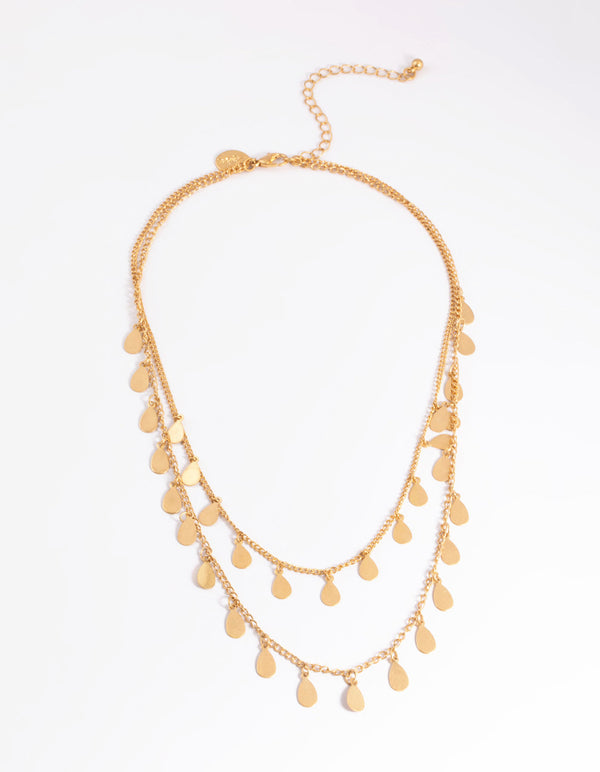 multi disc charm necklace – Marlyn Schiff, LLC