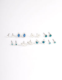 Silver Garden Celestial Earrings 8-Pack - link has visual effect only