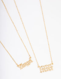 Gold Plated Angel Number '666' Layered Necklace - link has visual effect only