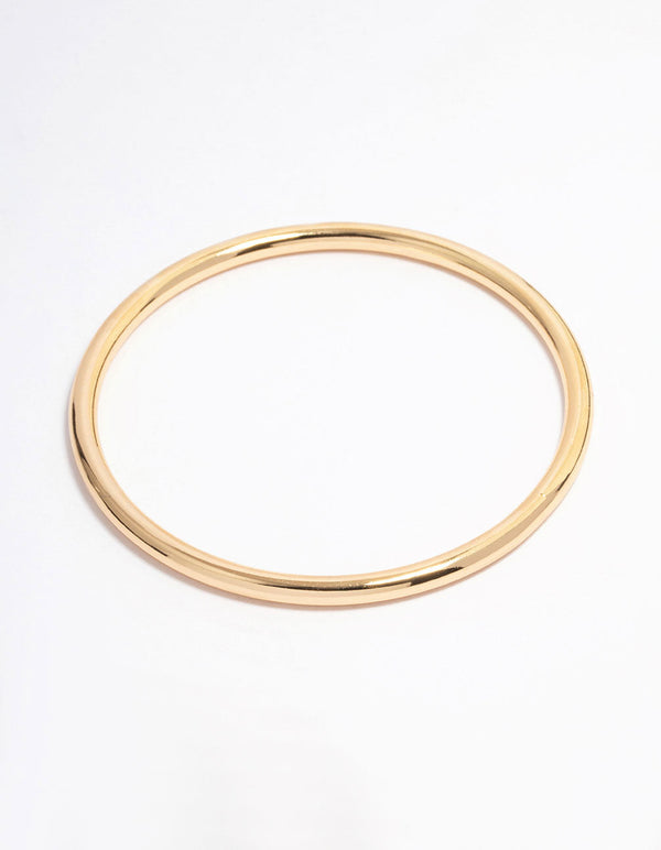 Gold Plated Clean Bangle